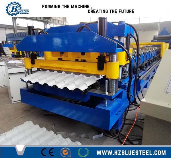 Step Tile Forming Machine